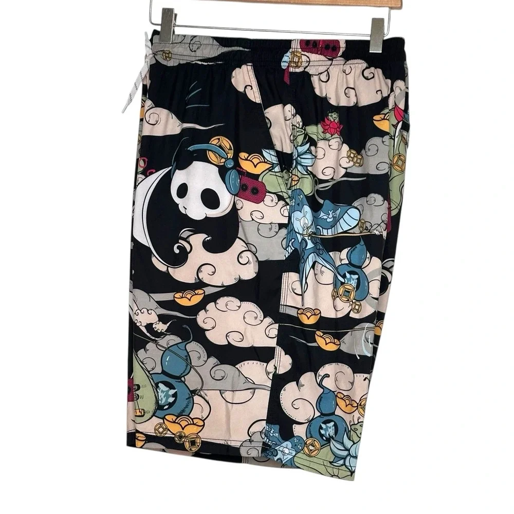Music Panda Waterproof Beach Shorts Swimsuit Men36 Ultra Quick Dry No Mesh Liner
